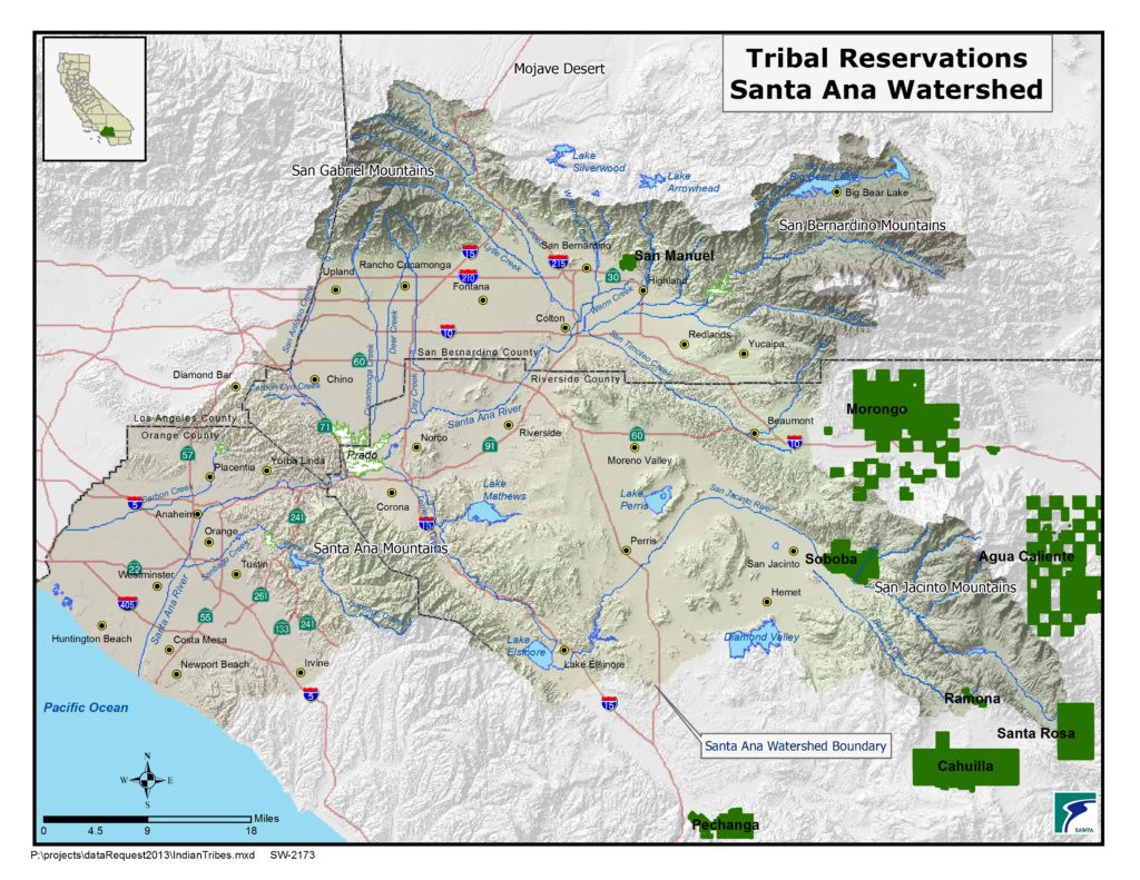GIS map of Tribal Reservations