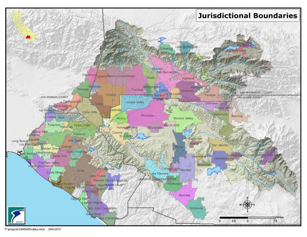 GIS map of Jurisdictional Boundaries